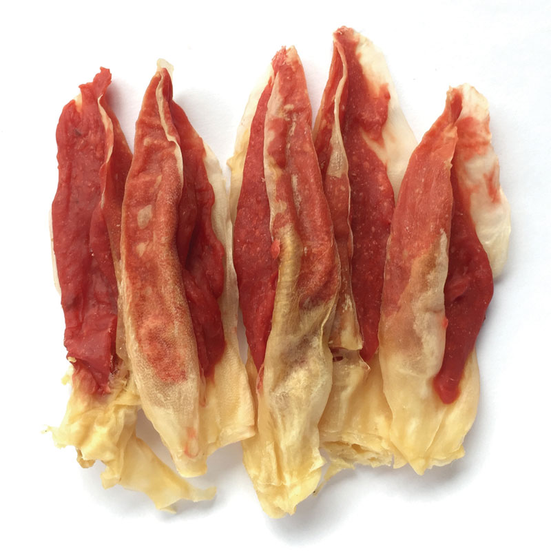 pet snacks pet treats rabbit ear with meat for OEM service